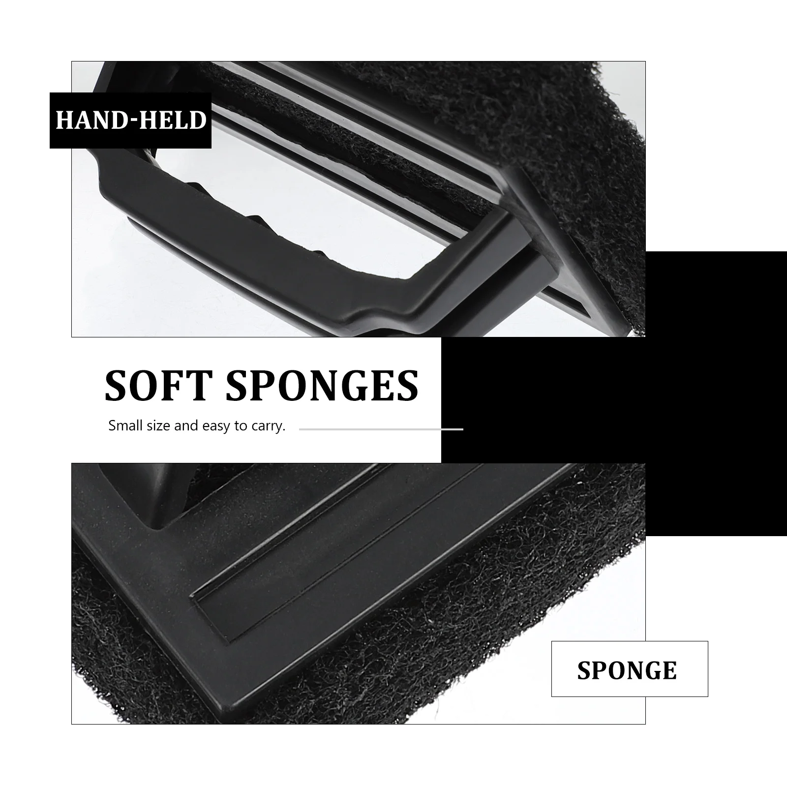3 Pcs Grill Cleaning Brush Outdoor Bbq Brush Kitchen Tool Stainless Steel Sponge Pad Scrubber Barbecue Accessory Household