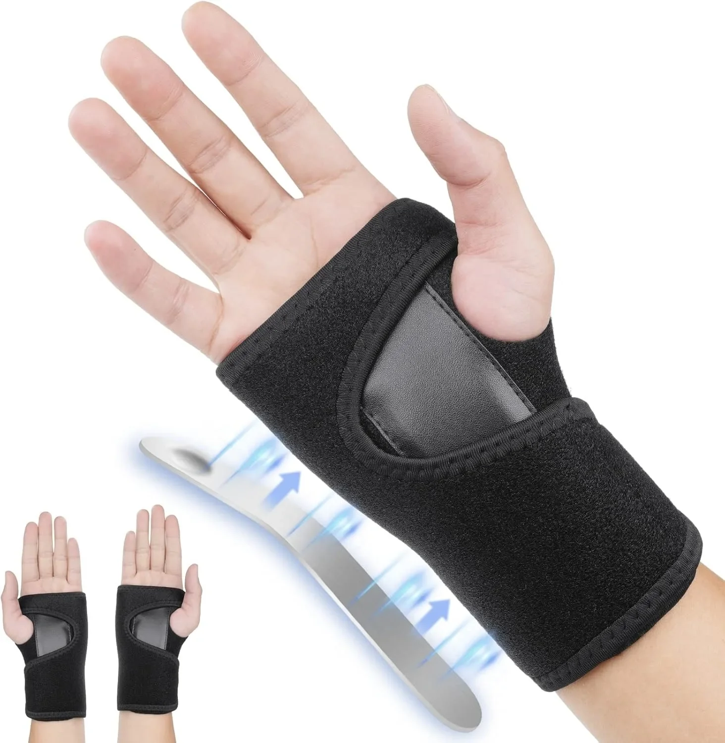 1Pcs Wrist Splint,Carpal Tunnel,Tendonitis and Cushioned Arthritis To Help with Carpal Tunnel and Relieve Wrist Pain