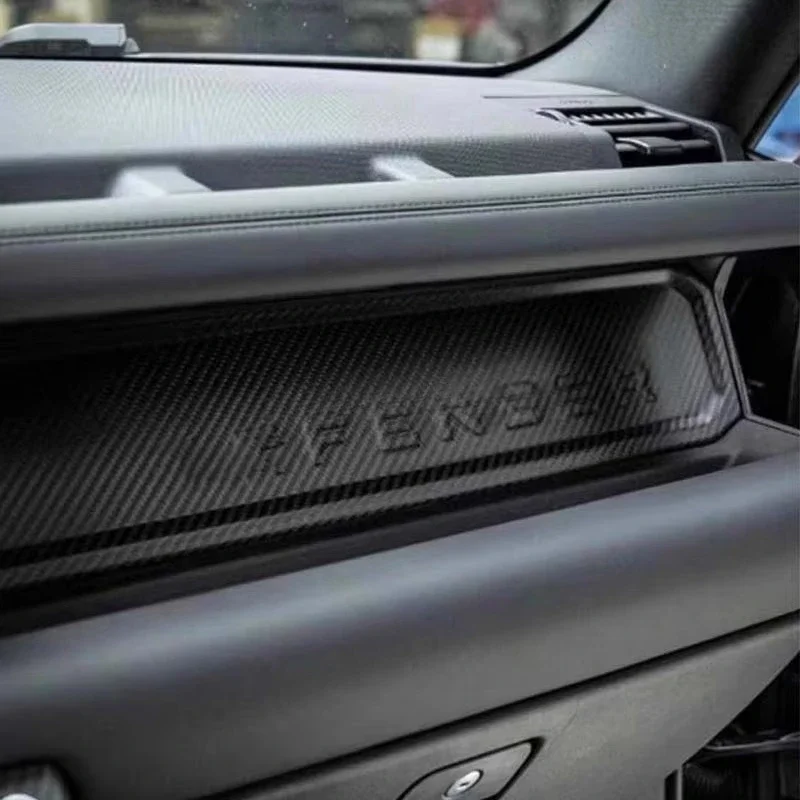 Nowe Akcesoria do Wnętrza Samochodu z ABS i Imitacji Włókna Węglowego do Defender 90 110 130