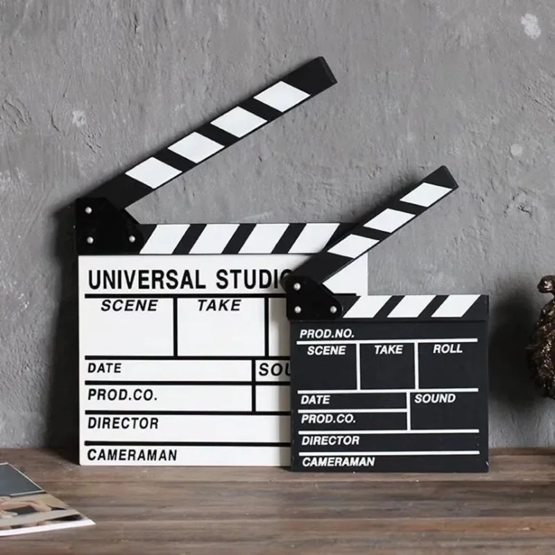1 Stück Holz-Regieklappe für Video- und Filmproduktionen, Fotografie-Requisite, Vlog-Aufnahmen – Detail 3