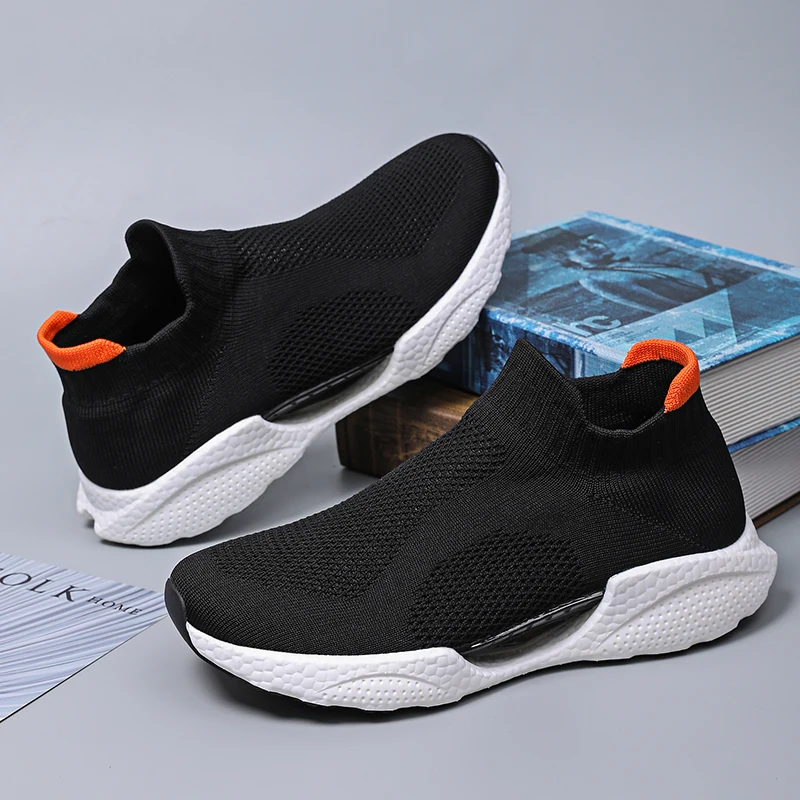 Women and Men Sneakers Shoes Breathable Men Socks Shoe Lightweight Comfortable Slip-On Women Gym Shoes Walking Zapatillas Hombre
