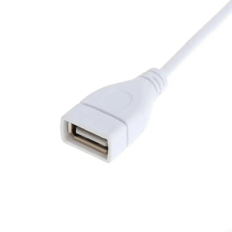 Cable USB Y4UE NUEVO 28 USB 2.0 macho a extensor extensión femenina White Cable Wit