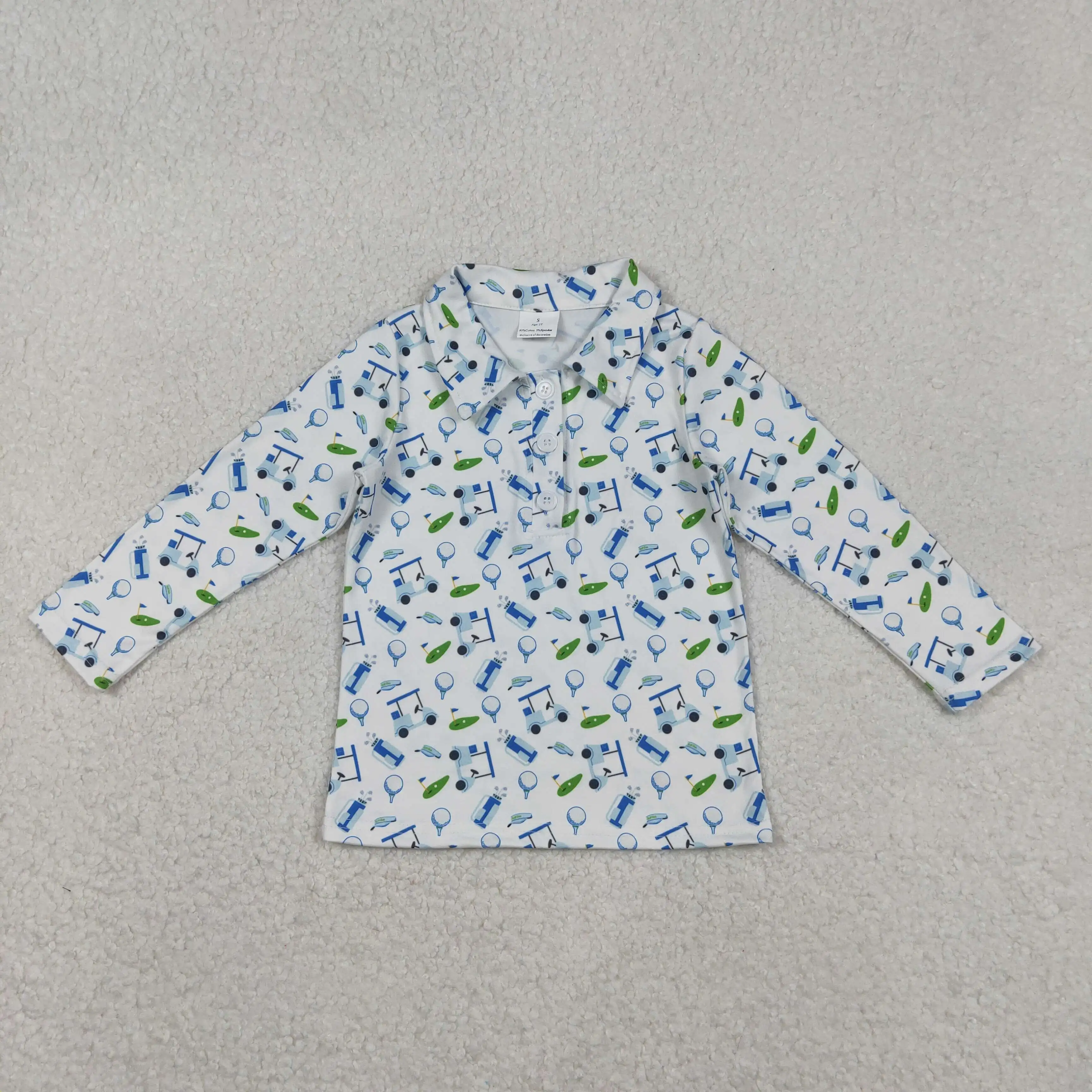 

z1121-03 BT1405 Wholesale Summer kids clothes boys long sleeve top Boutique Children clothing