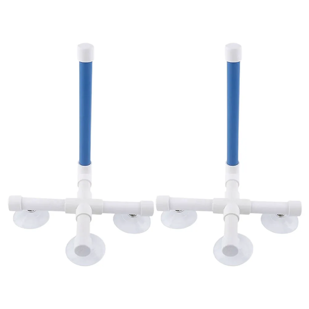 

2Pcs Parrot Shower Perch Suction Cup Stand Window Bath Bird Training Resting Platform for Medium Small Birds Parrot Shower Perch