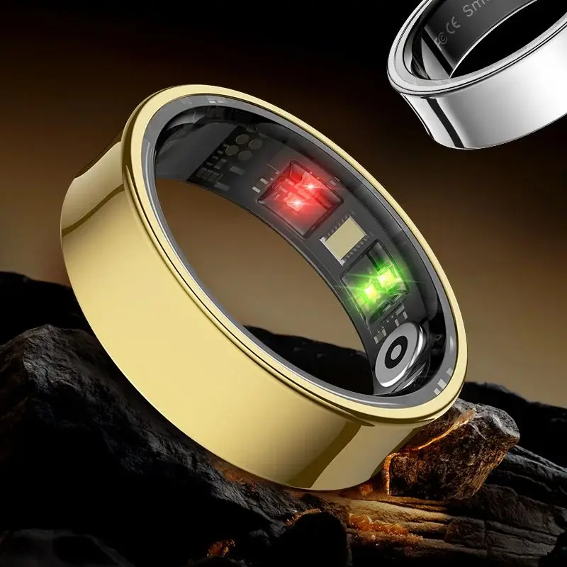 

Xzon smart rings for women and men, physical activity tracking ring, heart rate, blood oxygen, step tracking, sleep monitoring, no subscription fee,