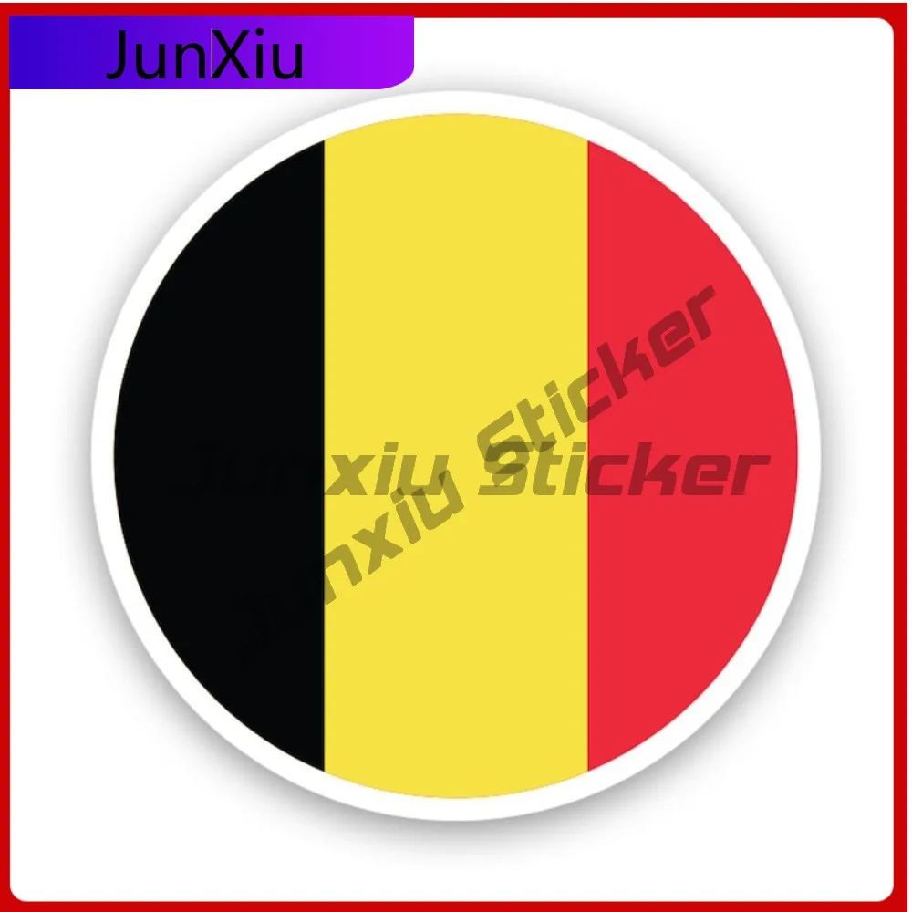 Round Belgian Flag …