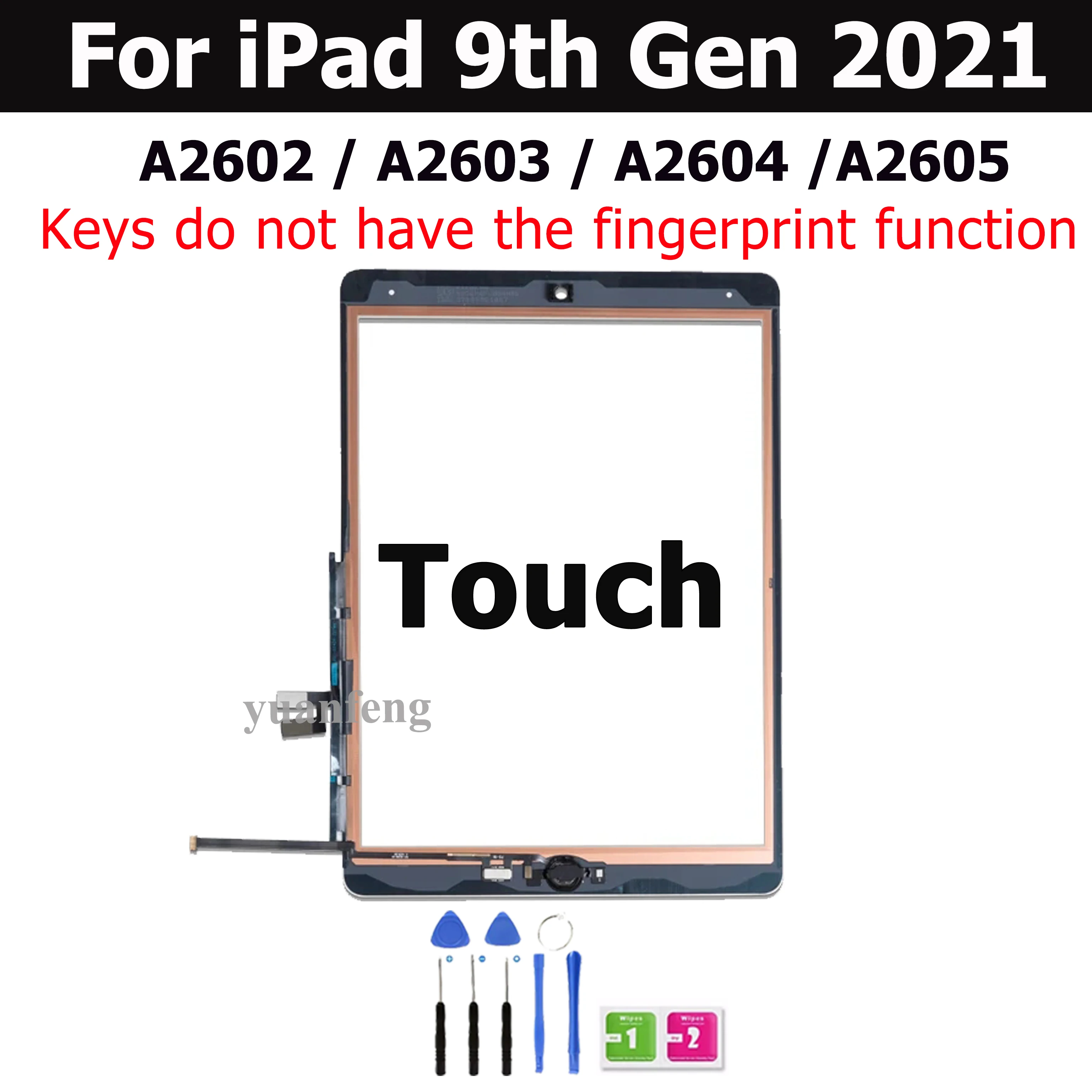 IPad Pro用LCDタッチスクリーン,デジタイザーディスプレイ,第9世代修理