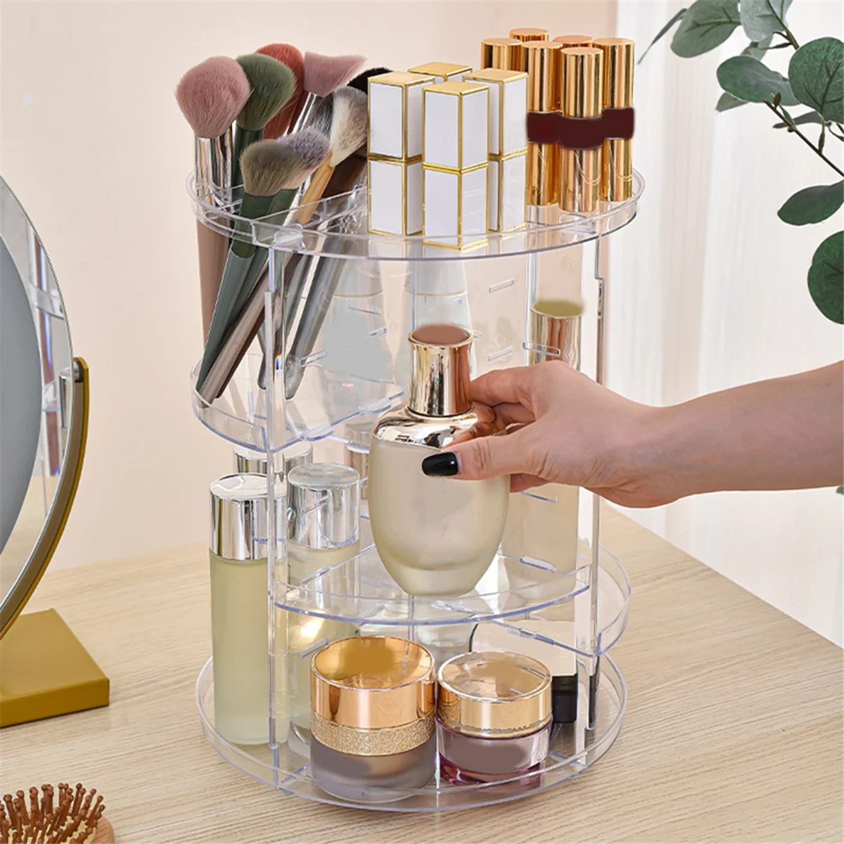 

360 Rotating Makeup Organizer, Spinning Skincare Organizers