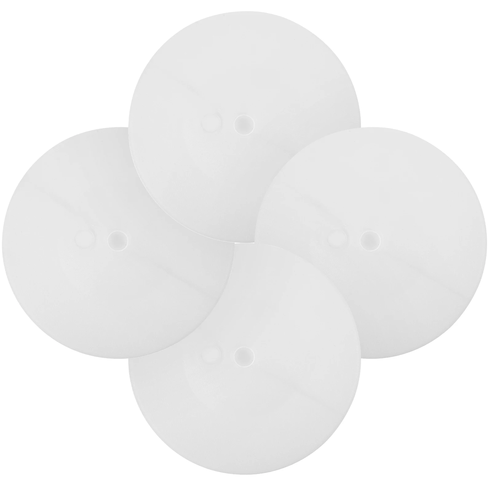 

4 Pcs Water-filled Round Bottom Bracket 21cm Stands White Balloon Weights Balloon Base Outdoor Decor