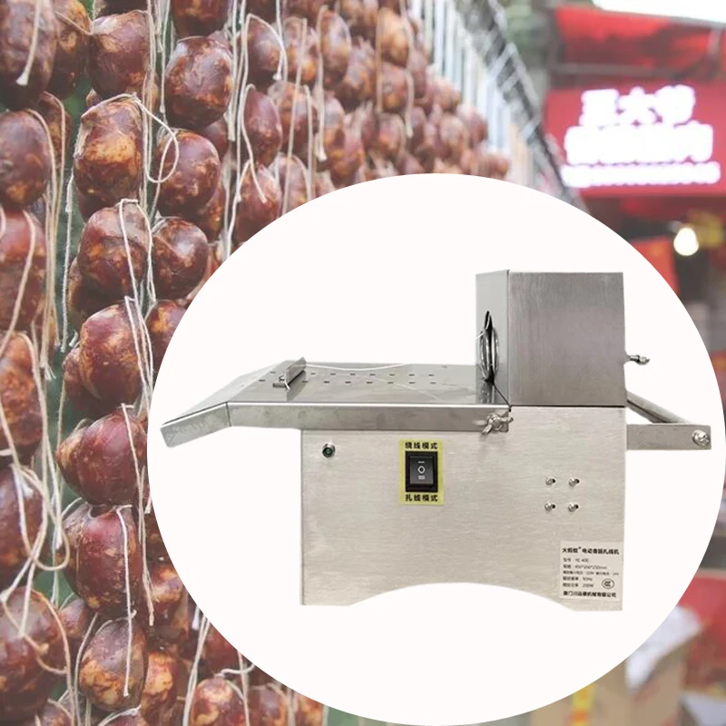 Por operación manual Máquina para atar salchichas de 32/42 mm Máquina para encuadernación de salchichas a la venta