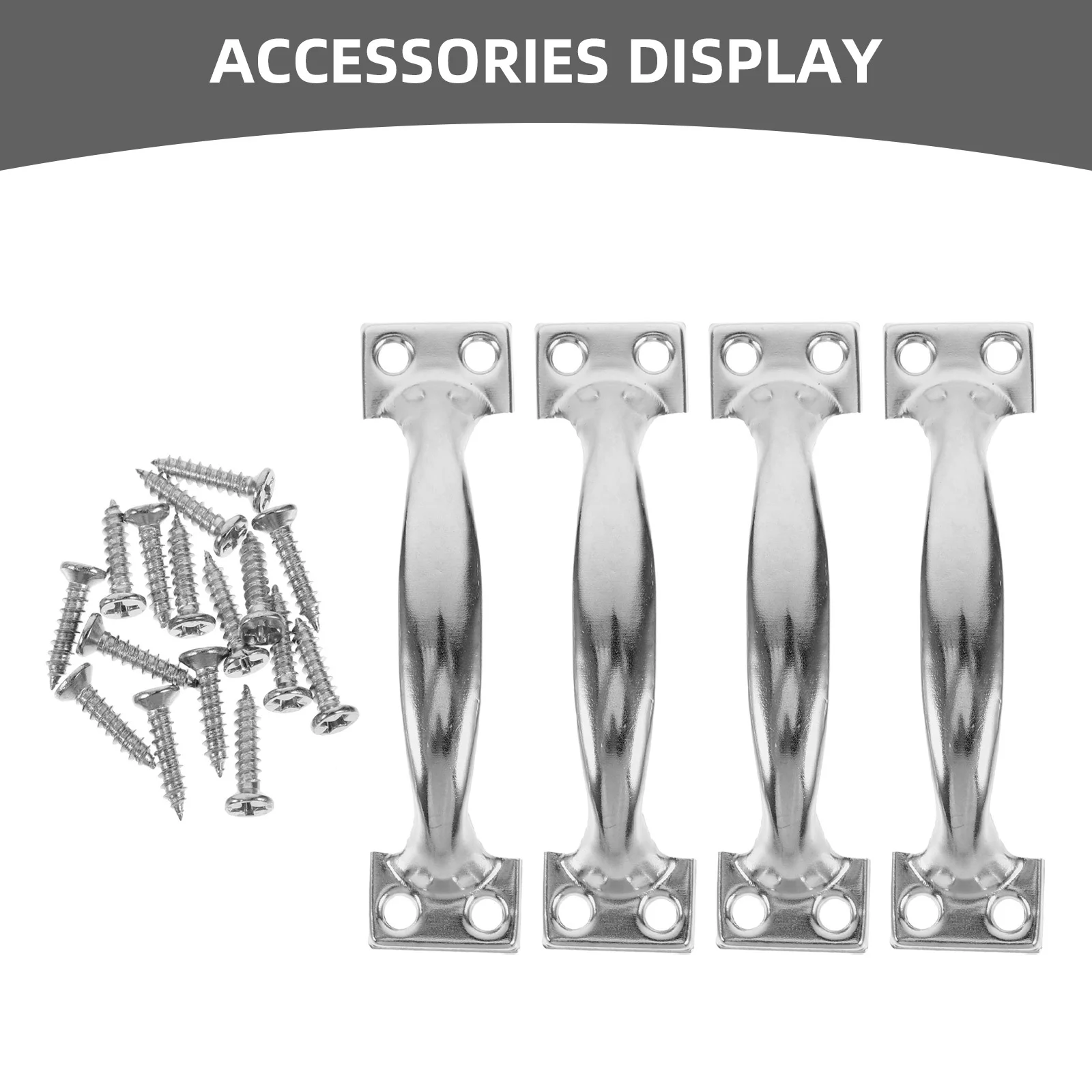 4 قطعة درج على شكل قوس عتيق يسحب مقابض الأبواب المعدنية الرجعية للأدراج الخشبية والأبواب وأجهزة خزانة المطبخ #6