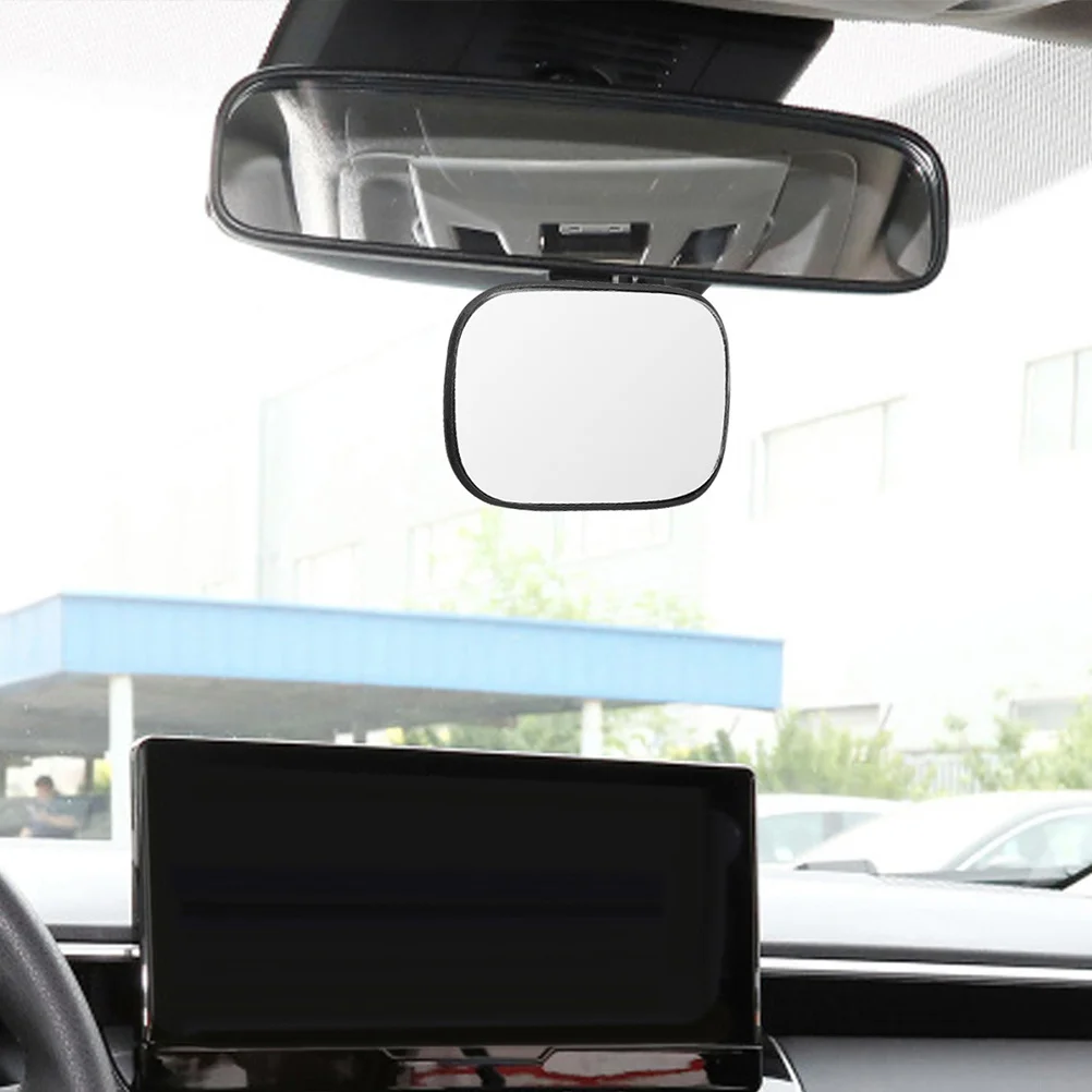 مرآة الرؤية الخلفية العالمية للأطفال للسيارة، مشبك مرآة مراقبة واسع للرضع قابل للتعديل 360 درجة على مقعد السيارة