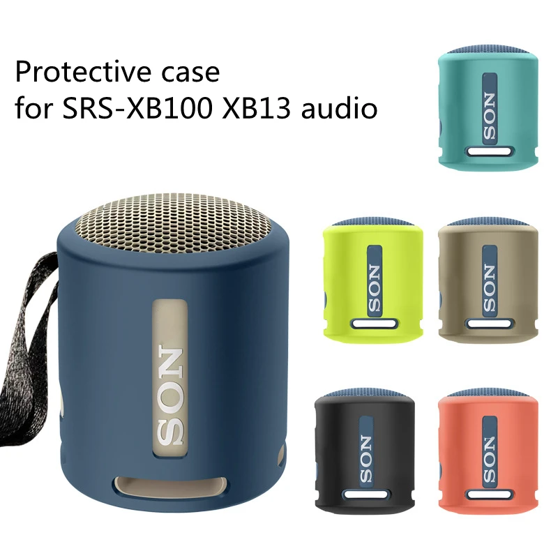 

for Sony SRS-XB100 XB13 Audio Protective Case Silicone Dust-proof Dustproof