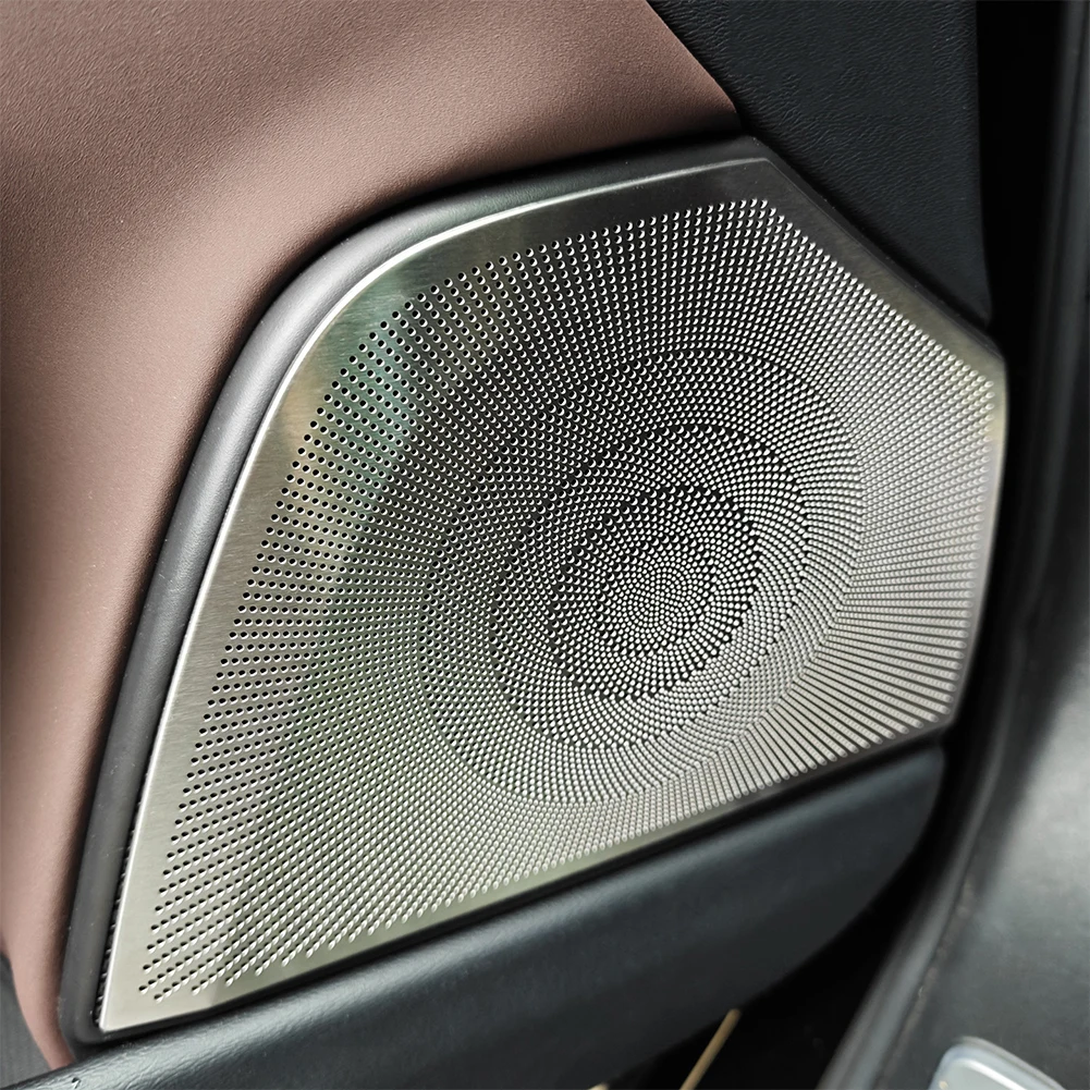 for Auto Audio Mesh Cover Car Door Speaker Cover For Car Interior Styling Anti-rust Coating Double-sided Tape Included