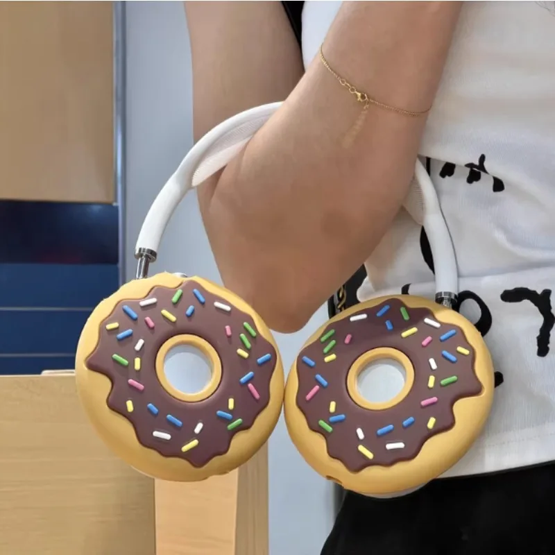 

Силиконовый чехол для наушников Custom AirPods Max/Max2 - универсальный ударопрочный защитный чехол для накладных Bluetooth-наушников