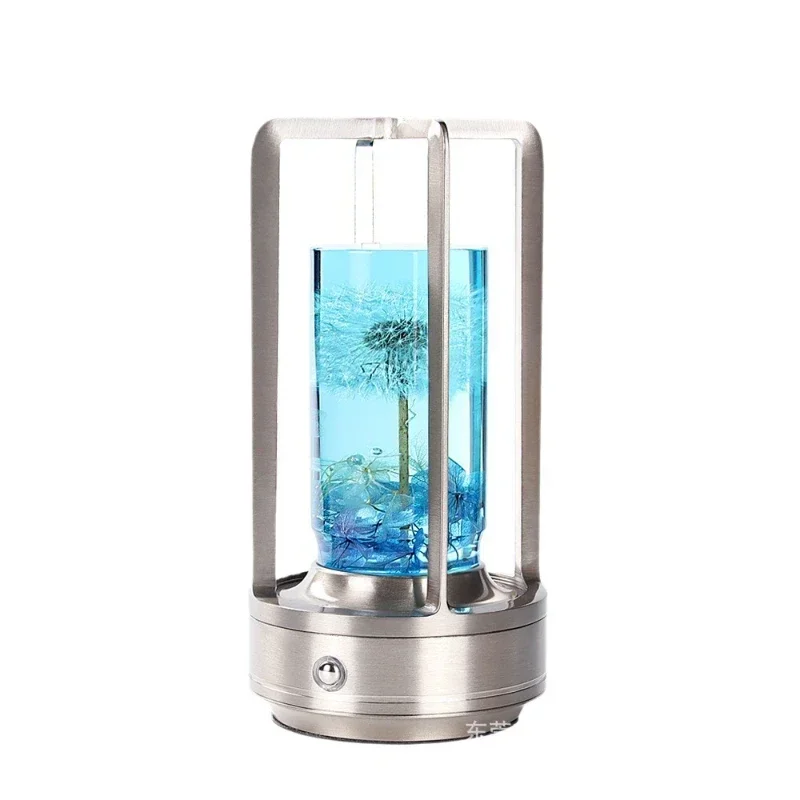 

All-aluminum metal touch desk lamp, retro bar desktop atmosphere desk lamp, outdoor camping resin night