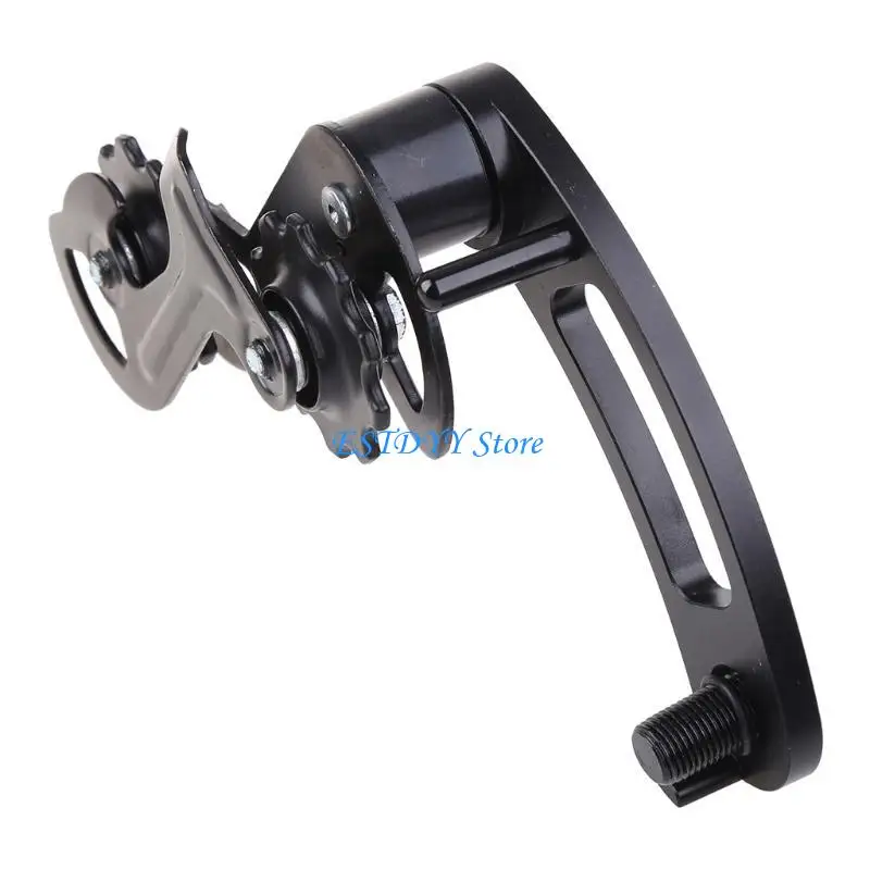 

G6DE Bike Aluminum Chain Tensioner Adjustable Pulley for Jockey Wheel Single Speed ​​Fixed Gear Derailleur for MTB