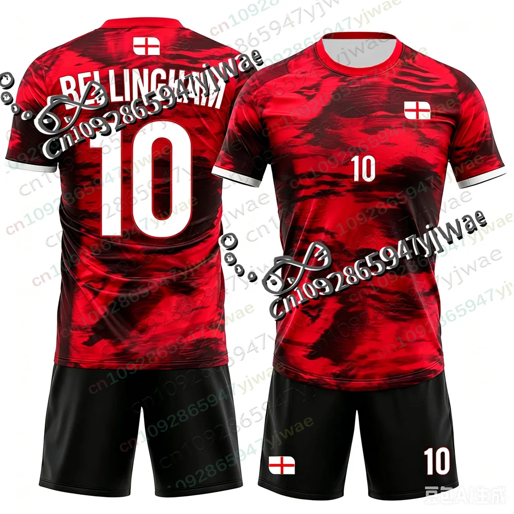 2026 Bellingham Fan Edition Football Jersey Set Breathable Speed Drying Sweatshirt Training Clothing Kid Adults T-shirt Shorts