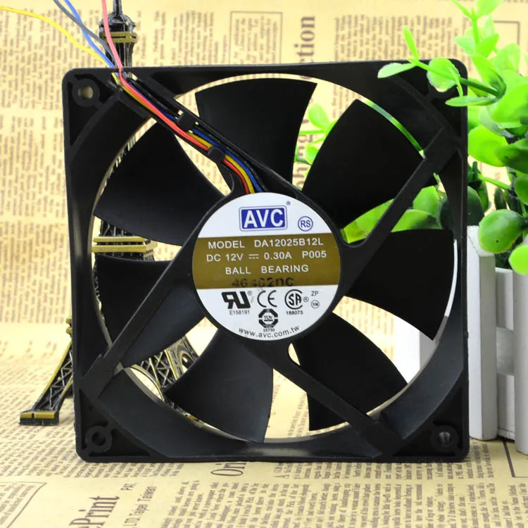 Kipas PWM 12CM12025 12V0.3A asli