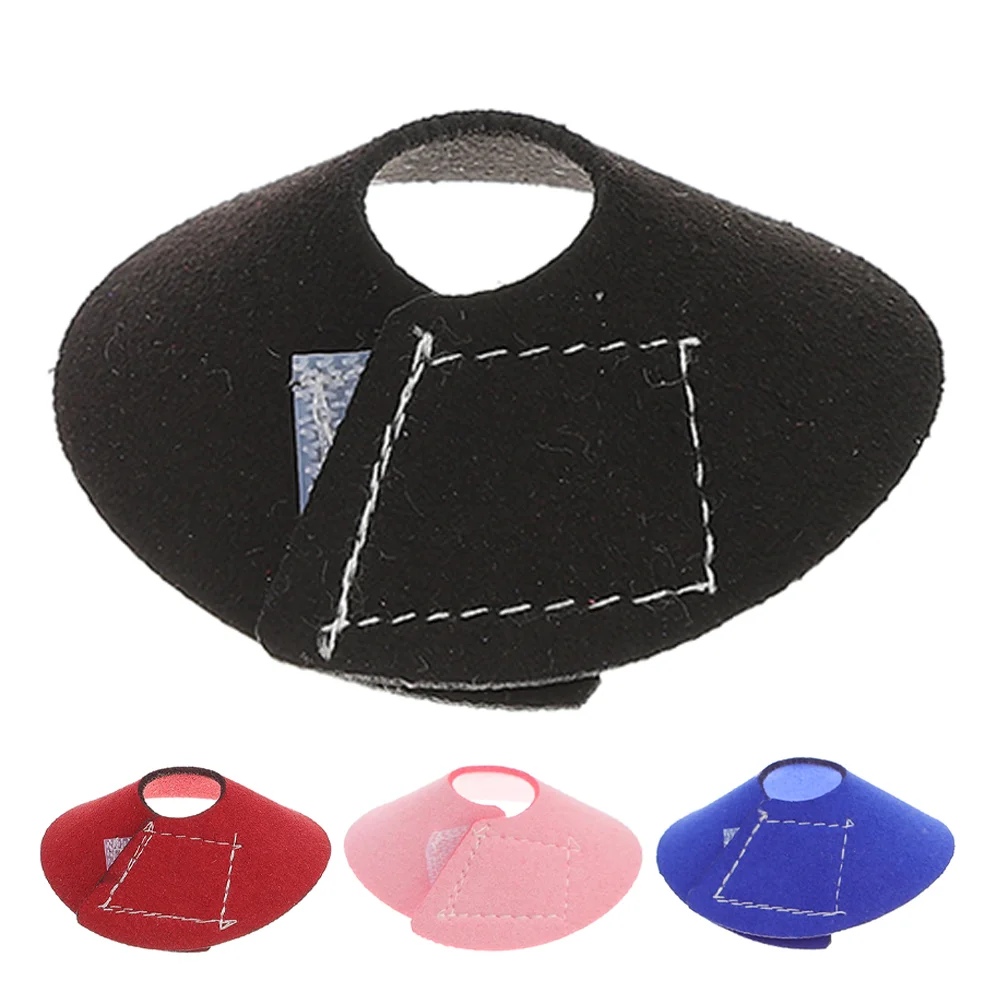 

4 Pcs Parrot Protection Circle Cockatiel Pet Stop Collar Anti Bite Korean Velvet Small Animal Collars Bird