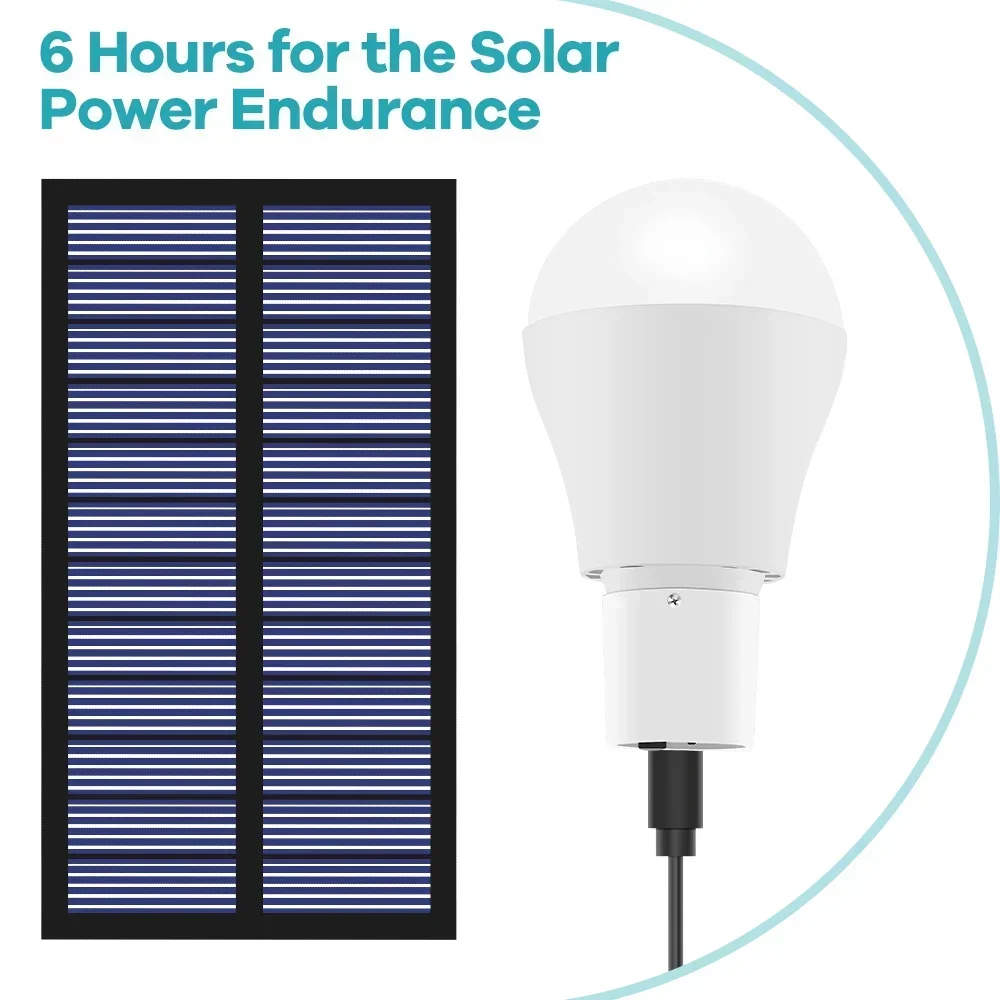 LED الشمسية ضوء لمبة المحمولة 5 فولت USB/أشعة الشمس شحن التخييم في الهواء الطلق معلقة سقيفة مصباح خيمة الصيد ليلة إضاءة الطوارئ