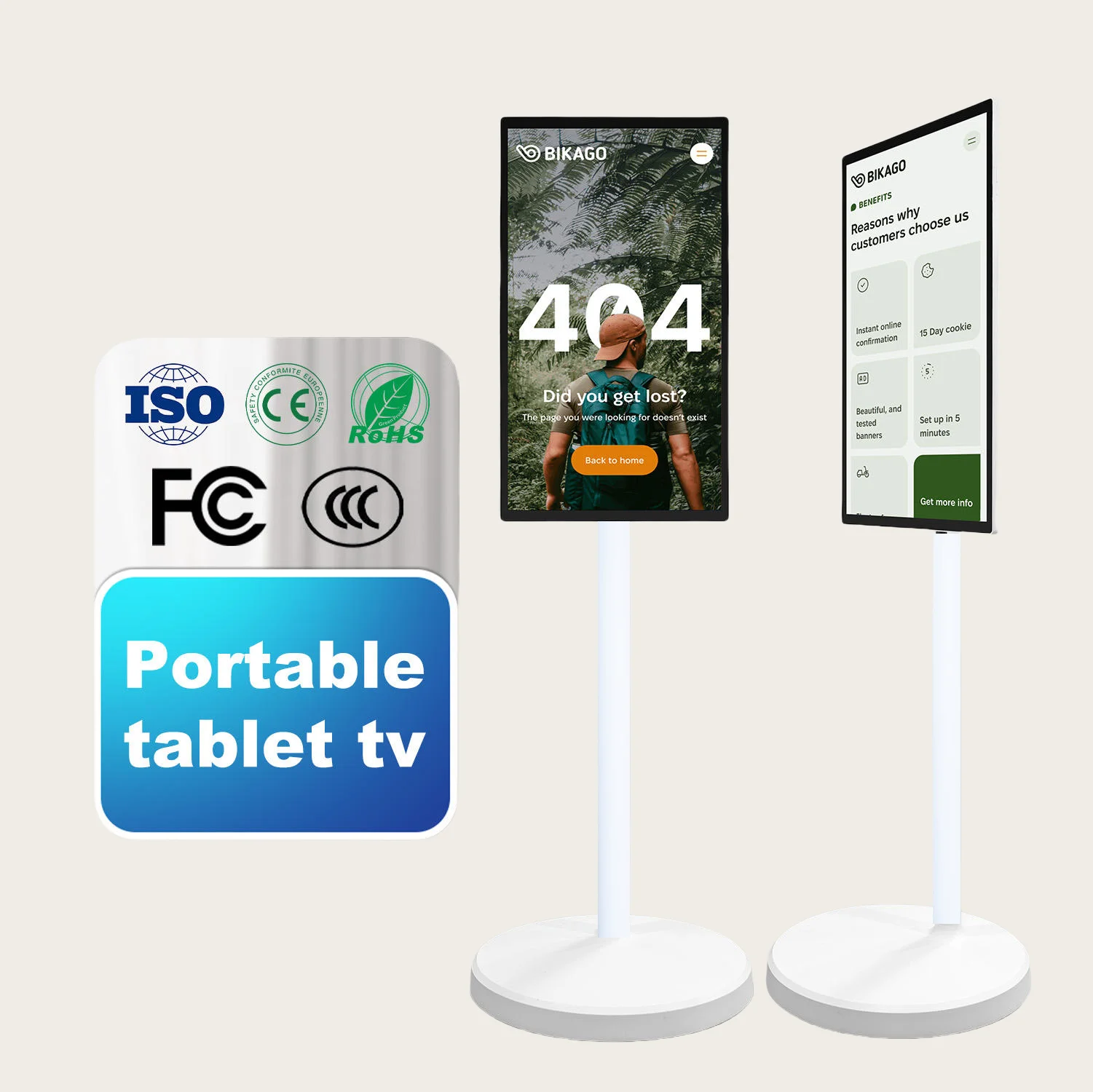 

Children'S Education Wireless Wifi Rollable Jcpc Padgo Bestie Smart Tv Built-in Follow by Me 32 Inch Led Tv Lcd Panel