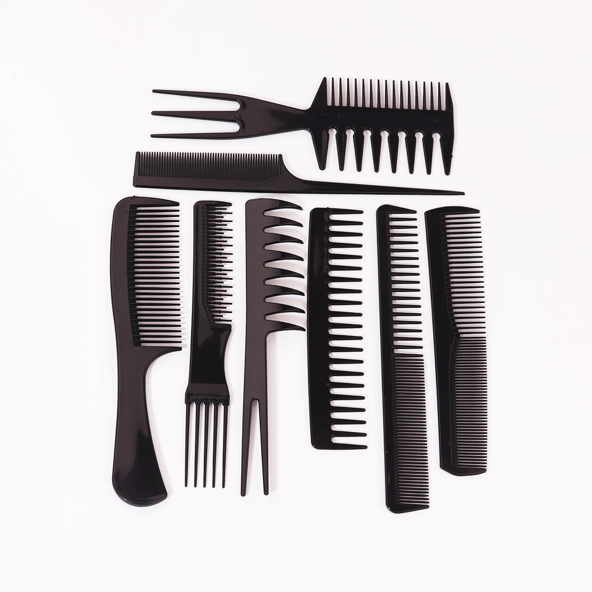 8 piece styling hair comb anti static ponytail comb makeup comb hair clipper accessories hair comb Special for real hair wigs