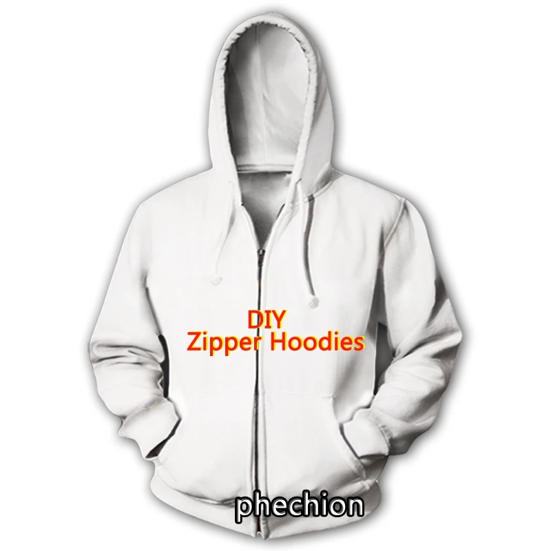 

New Fashion Men/Women DIY 3D Printed Long Sleeve Zip Hoodies Casual Streetwear Men Loose Sporting Zip Hoodies Tops J01