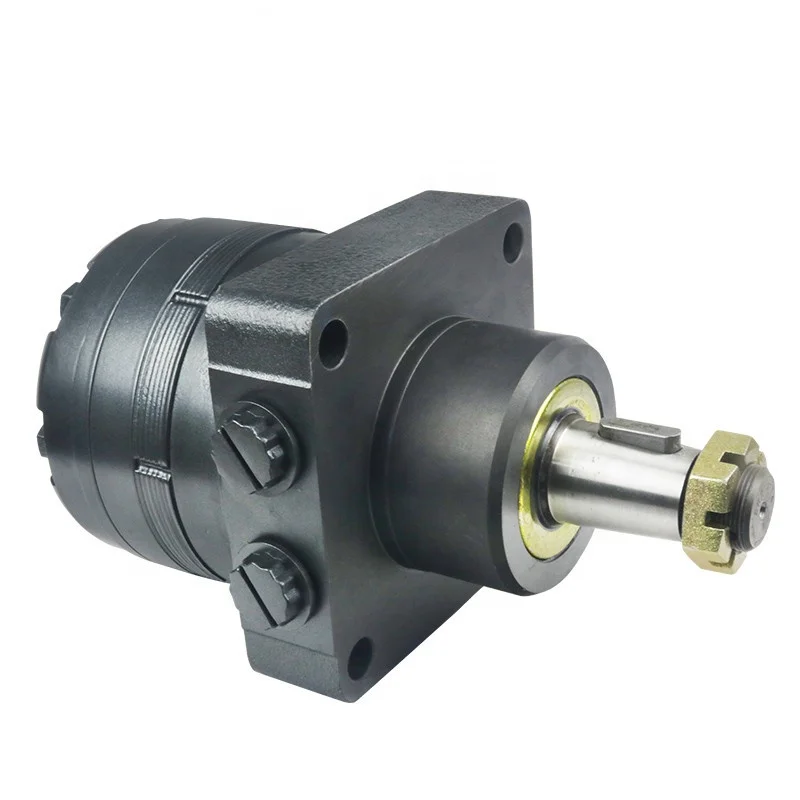 

Blince OMER375-WST4RB hydraulic motor,WS 4 holes wheel flange mount,cone-shaft 31.75mm parallel key 375cc orbital motor