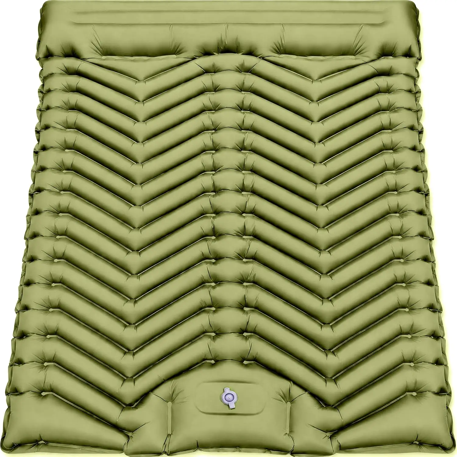 Leak-Proof Ultralight Self-Inflating Camping Air Mattress With Foot Pump Single Double Sizes Compact Portable Thermal Mat For Backpacking Tent Travel