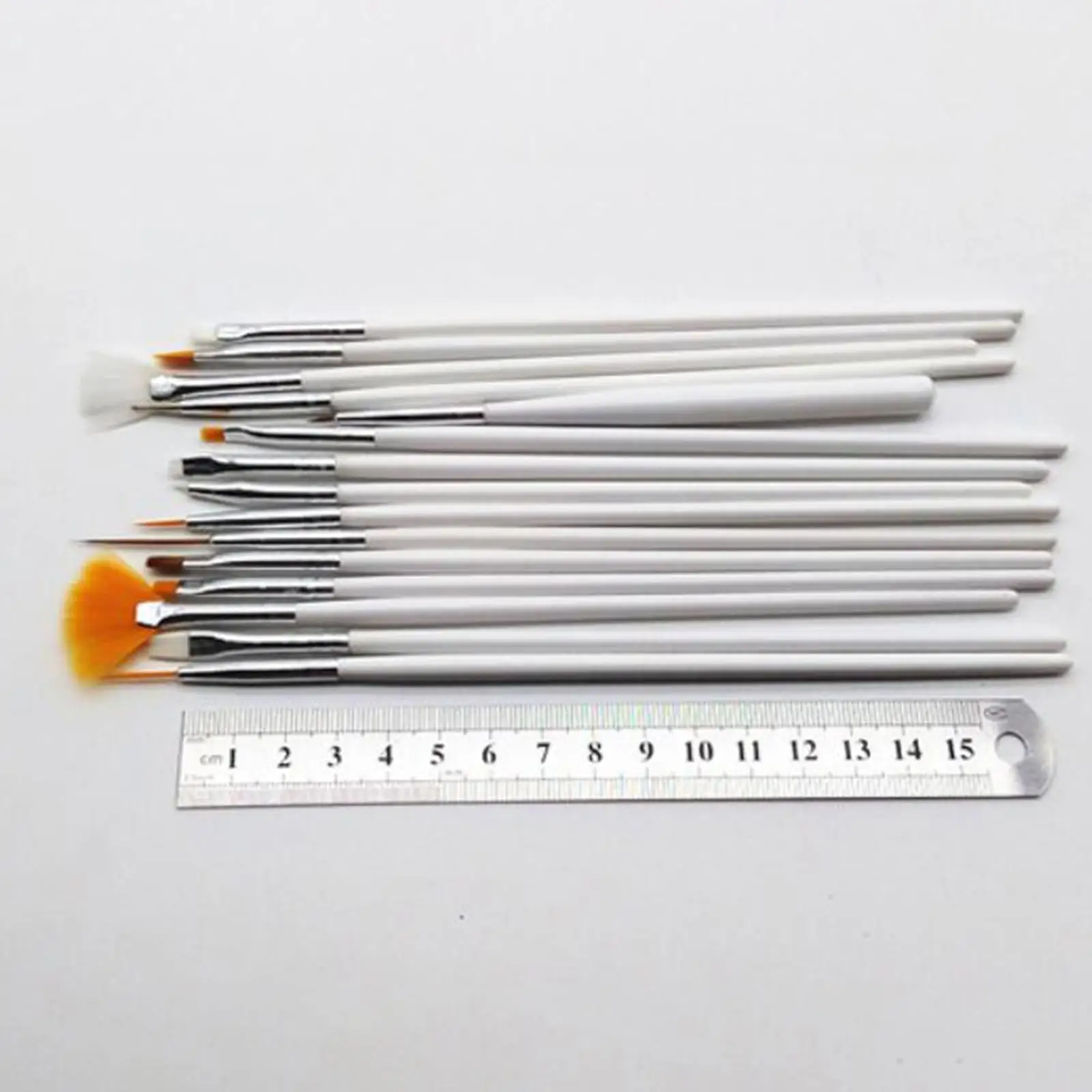 Clay Sculpting Brush Kit Hook Pen Dotting Tools 15pcs for Pottery Modeling Doll Painting Carving Art