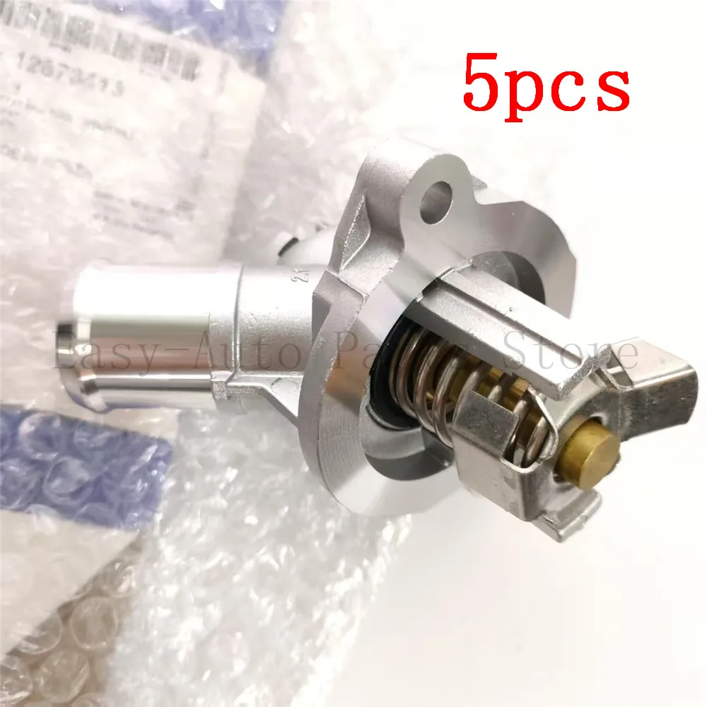 

5 шт. 12673413 термостат охлаждающей жидкости двигателя в сборе для Buick для Chevrolet Cruze Equinox Malibu для GMC 12656949 12669633