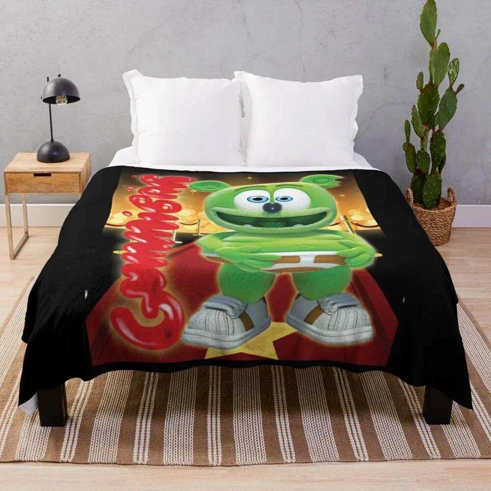 Gummibar (the Gummy Bear) Redcarpet Throw Blanket heavy to sleep For Sofa Thin Bed linens Blankets