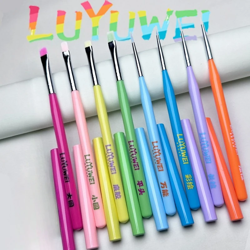 8pcs-nail-enhancement-brush-acrylic-mental-material-painting-drawing-flower-pen-edge-hook-uv-gel-nail-brush-nail-art-diy-tools