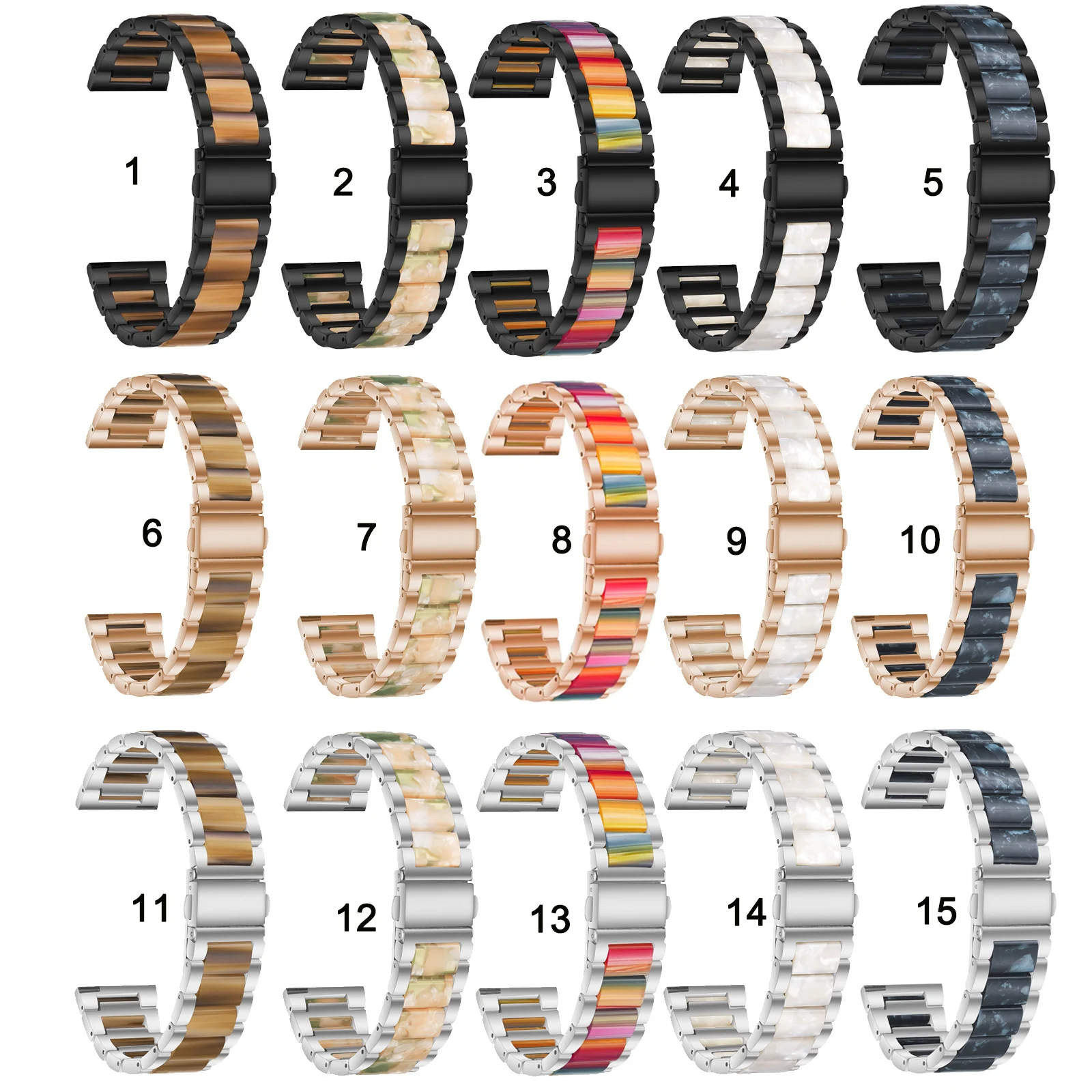 20mm 22mm Resin With Zinc Alloy Watch Strap Band For Haylou LS02 Smart Watch wristband Correa