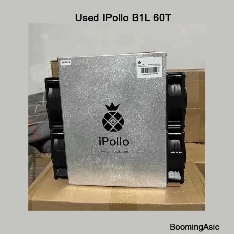 iPollo Miner B1L SPACE BTC BCH Bitcoin Miner 58TH/s 60T 50-60T Asic Mining Machine 3000W with PSU