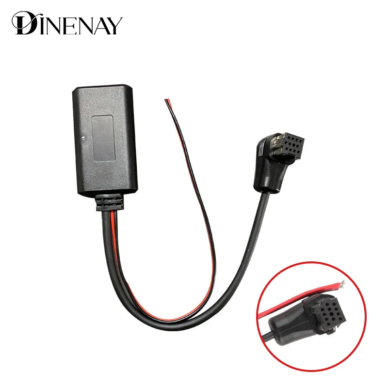 Адаптер аудиокабеля Bluetooth 5,0, автомобильный аудиоприемник Bluetooth для радио PIONEER, IP-BUS, 12-контактный адаптер Aux-приемника