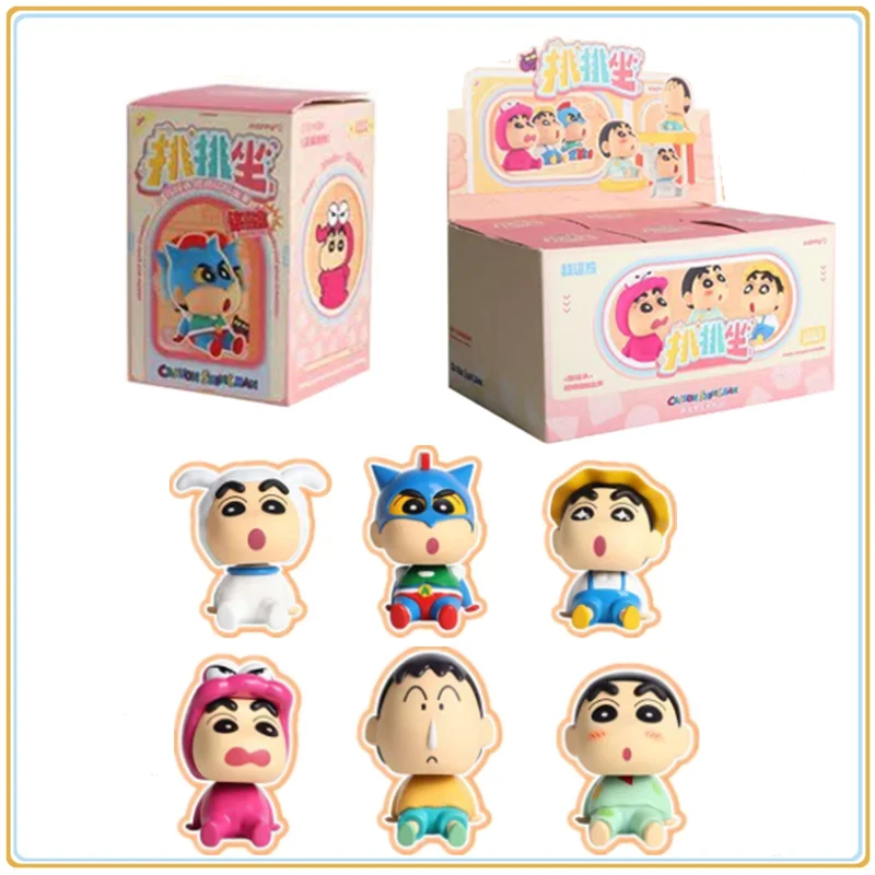 

В наличии оригинальный карандаш Shin-chan Row and Seat Series трясущий орнамент слепая коробка аниме персонаж модель коллекция игрушки подарки