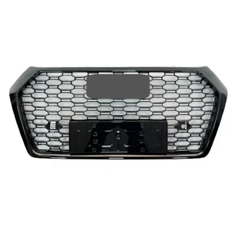 Car Front Bumper Grille Grill for Audi RSQ5 for Q5/SQ5 2018 2019（Refit for RSQ5 Style）Car Accessories tools tools