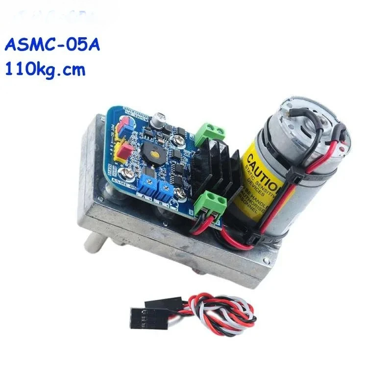 ASMC-05A 12V ~ 24V 110kg.cm Servomotore robot a coppia elevata Manipolatore robotico di grandi dimensioni ASMC-04A aggiornato per barca quadricottero per auto RC