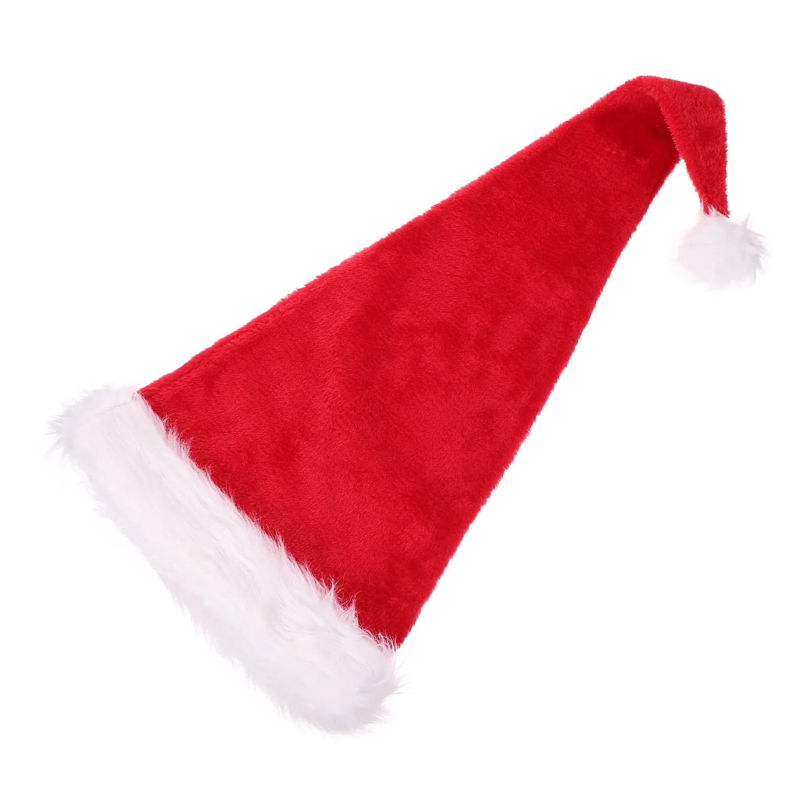 Super Long Red Santa Hat Adults Unisex Holiday Costume Headwear Christmas Party New Year Festive Gathering Photo Prop Accessory