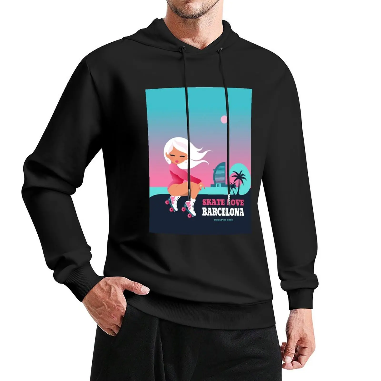 

SKATE LOVE Pullover Hoodie autumn clothes new in hoodies & sweat-shirt