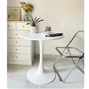 Mesa Redonda de Jantar Doméstico, Mesa Tipo Unidade Pequena, Fast Food de dupla finalidade, Restaurante, Comercial, Quarto de Aluguel, Nórdico 10 principais vendas mini mesa de cha - №7