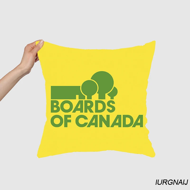 Boards of Canada Pillowcase Gift Sofa Car Super soft Cushions Square Pillowcase Chair Pillow Cove 340