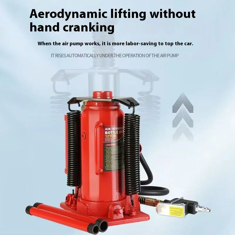 20-Ton Air Hydraulic Bottle Jack Car Service Tool Pneumatic Jack for Vehicle Tire Change Lifting Truck Automotive Repair