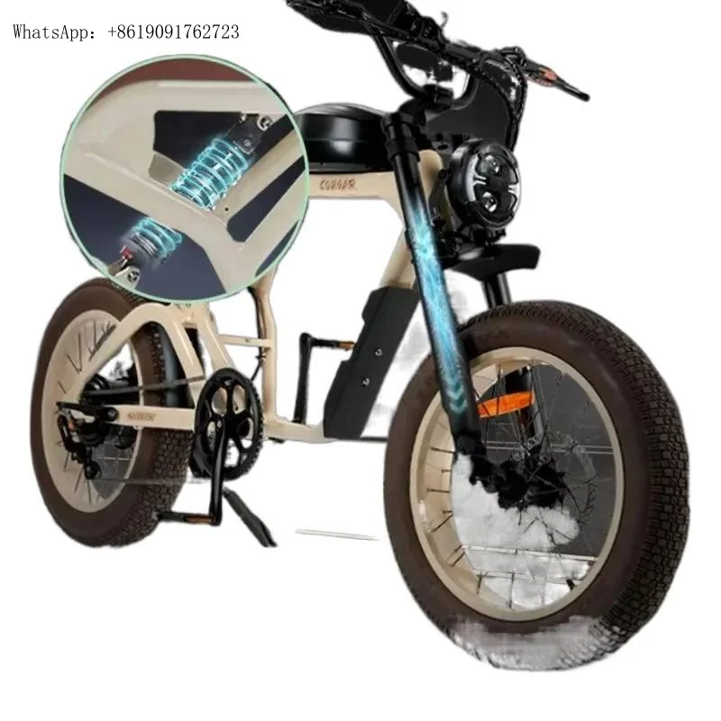 Clrak شحن سريع 48 فولت 15ah الهجين المزدوج تعليق E-المحور الخلفي المحرك على الطرق الوعرة وضع h ركوب دراجة كهربائية #4