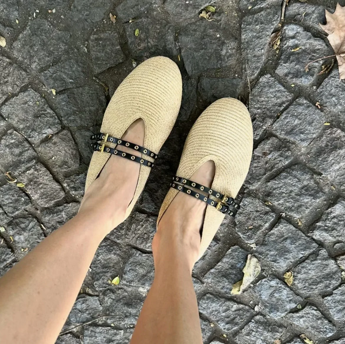 new Ladies Casual Comfort Slip On Lazy Shoes Female Womens Flat Slip On Canvas Summer Strap Loafers Straw Espadrilles