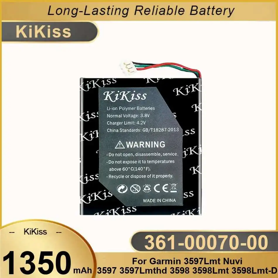 

Car Navigation Device Battery 361-00070-00 1350Mah For Garmin 3597LMT Nuvi 3597 3597LMTHD 3598 3598LMT 3598LMT-D