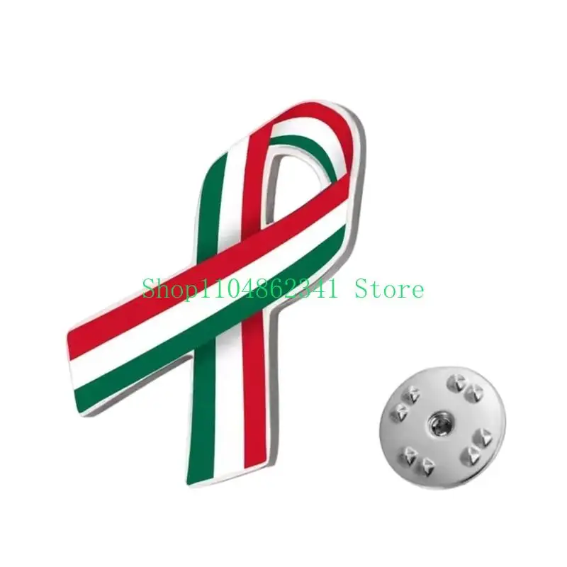 652F Stylish Handmade Ribbon Brooch For Gifting And Cultural Exchange Activities