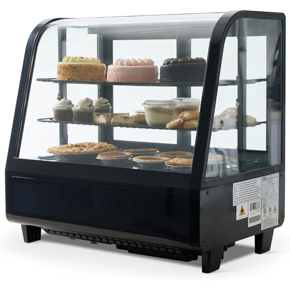 3.5 Cu. Ft. Pastry Display Case Countertop Refrigerator Display Case Refrigerator Display Case